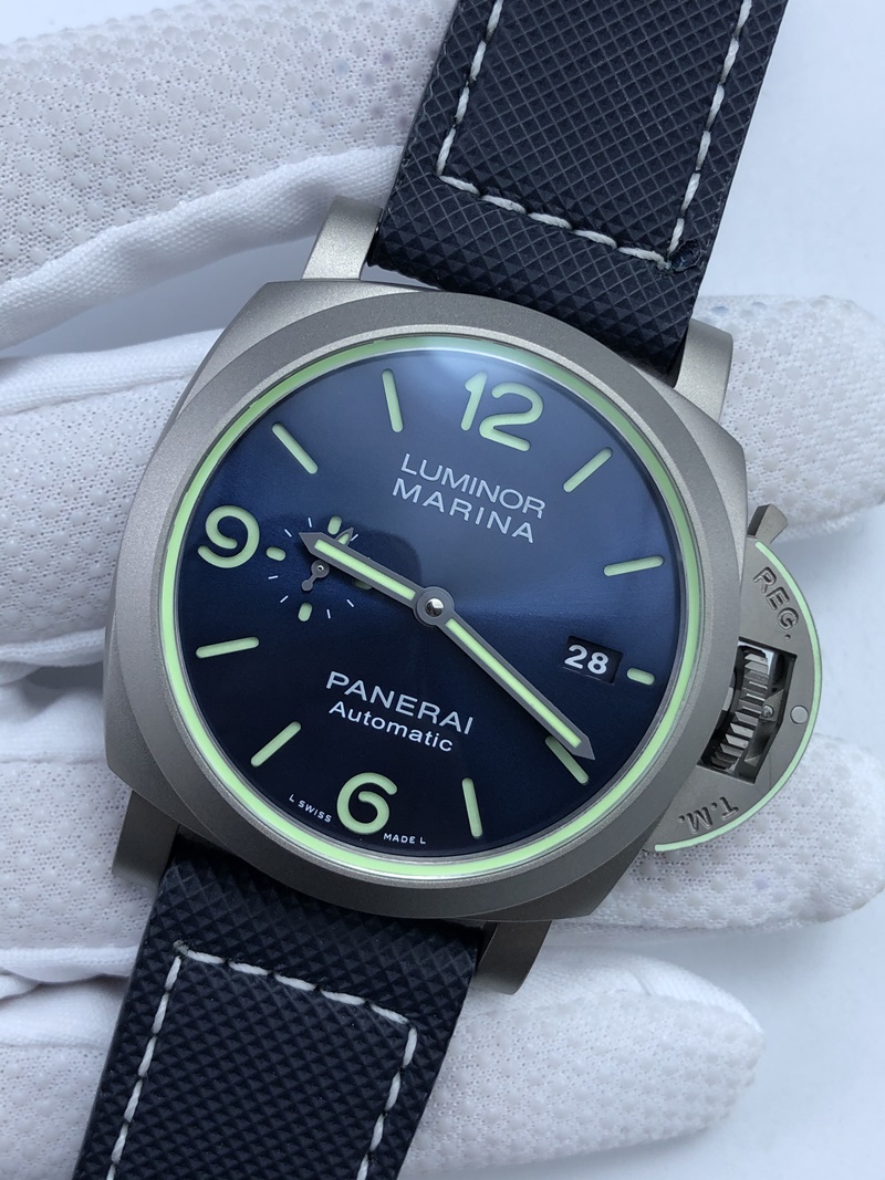 (준비완료/특급배송/예상수령5일)NO.110/VS공장 파네라이 PAM1117 티타늄 블루다이얼