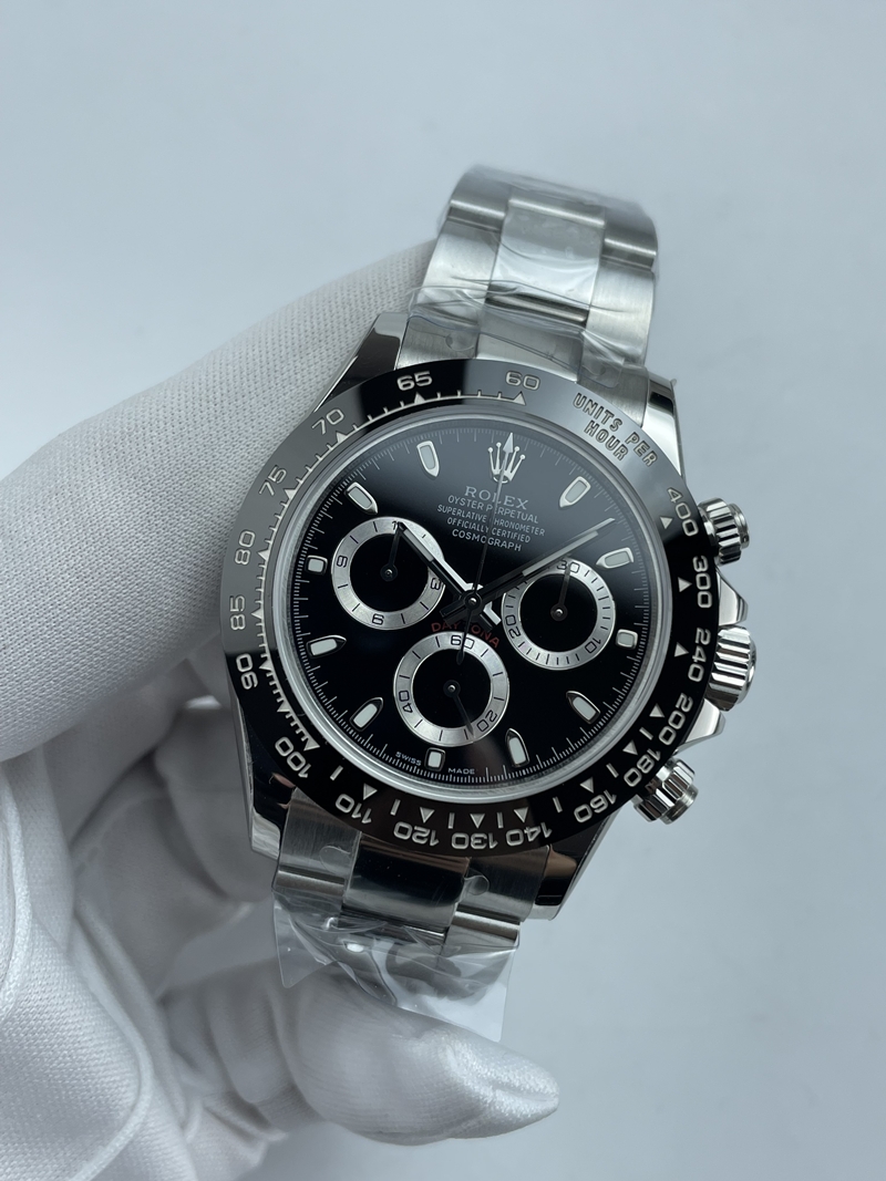 (준비완료/특급배송)NO.3618/초특급 갓성비 데이토나 스틸 세라믹베젤 블랙