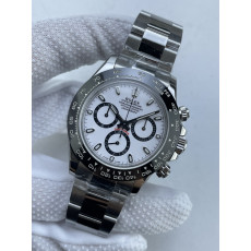 (준비완료/특급배송)NO.3712/초특급 갓성비 데이토나 스틸 세라믹베젤 화이트